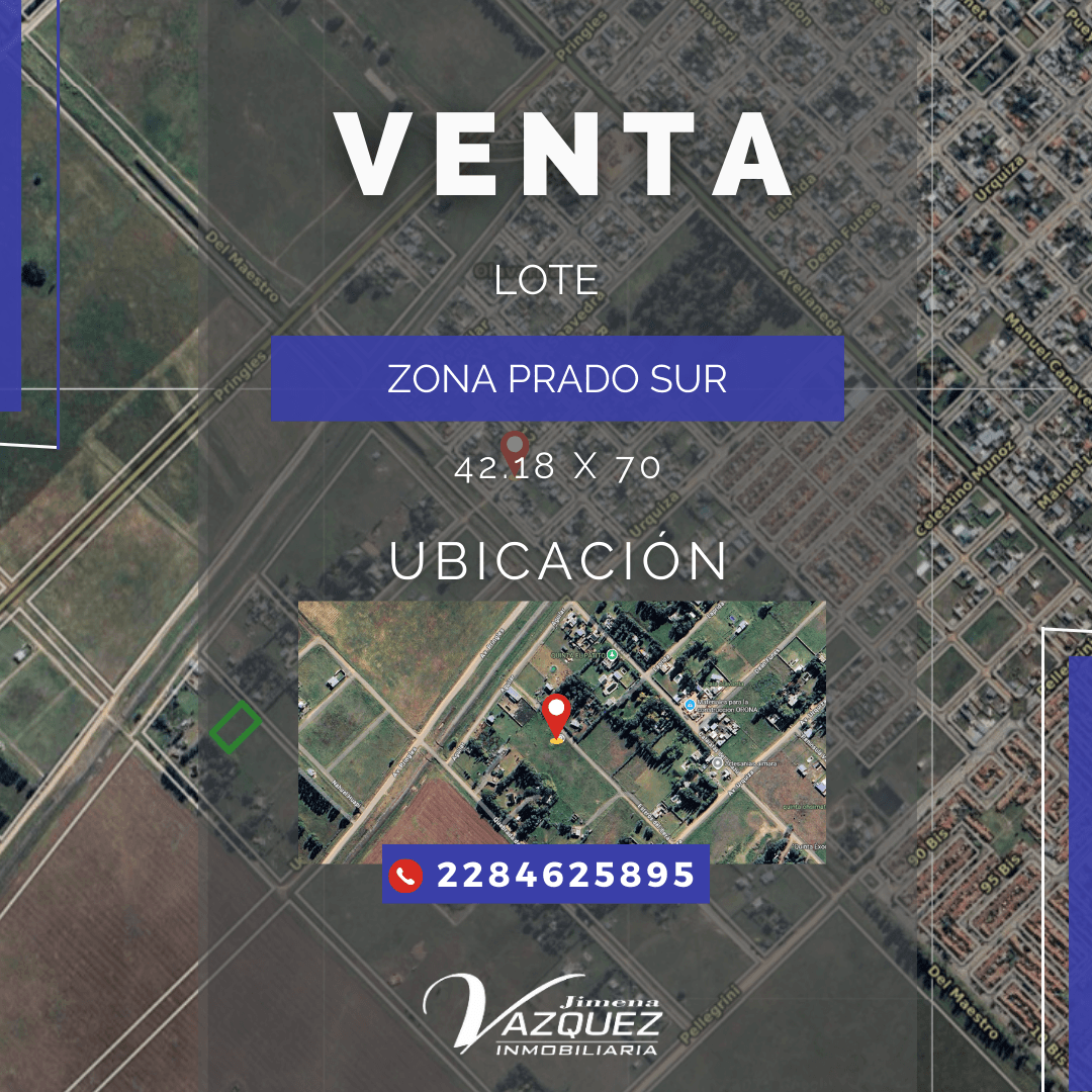🌳 VENTA | Lote en Zona Prado Sur