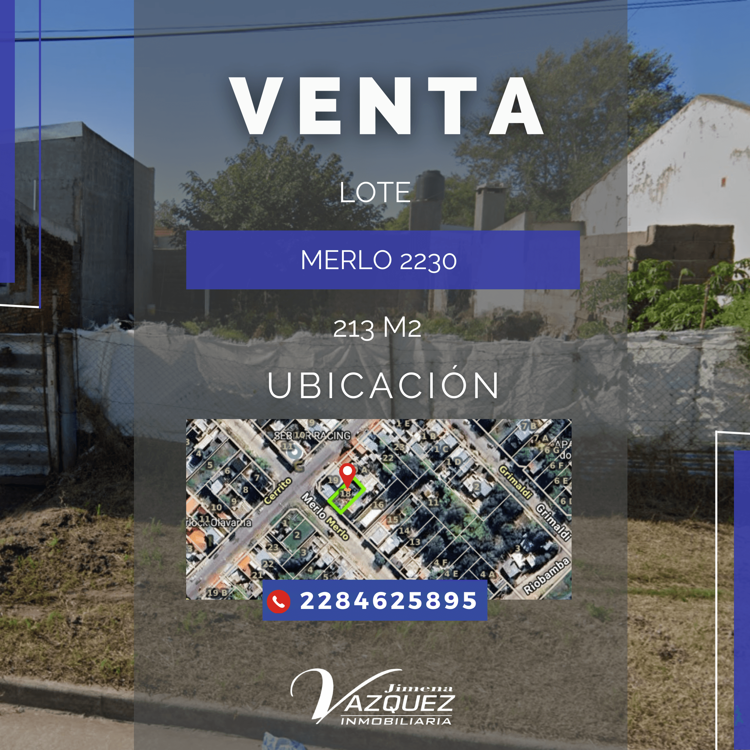 🌳 ¡LOTE DISPONIBLE! 📍 Ubicado en Merlo 2230