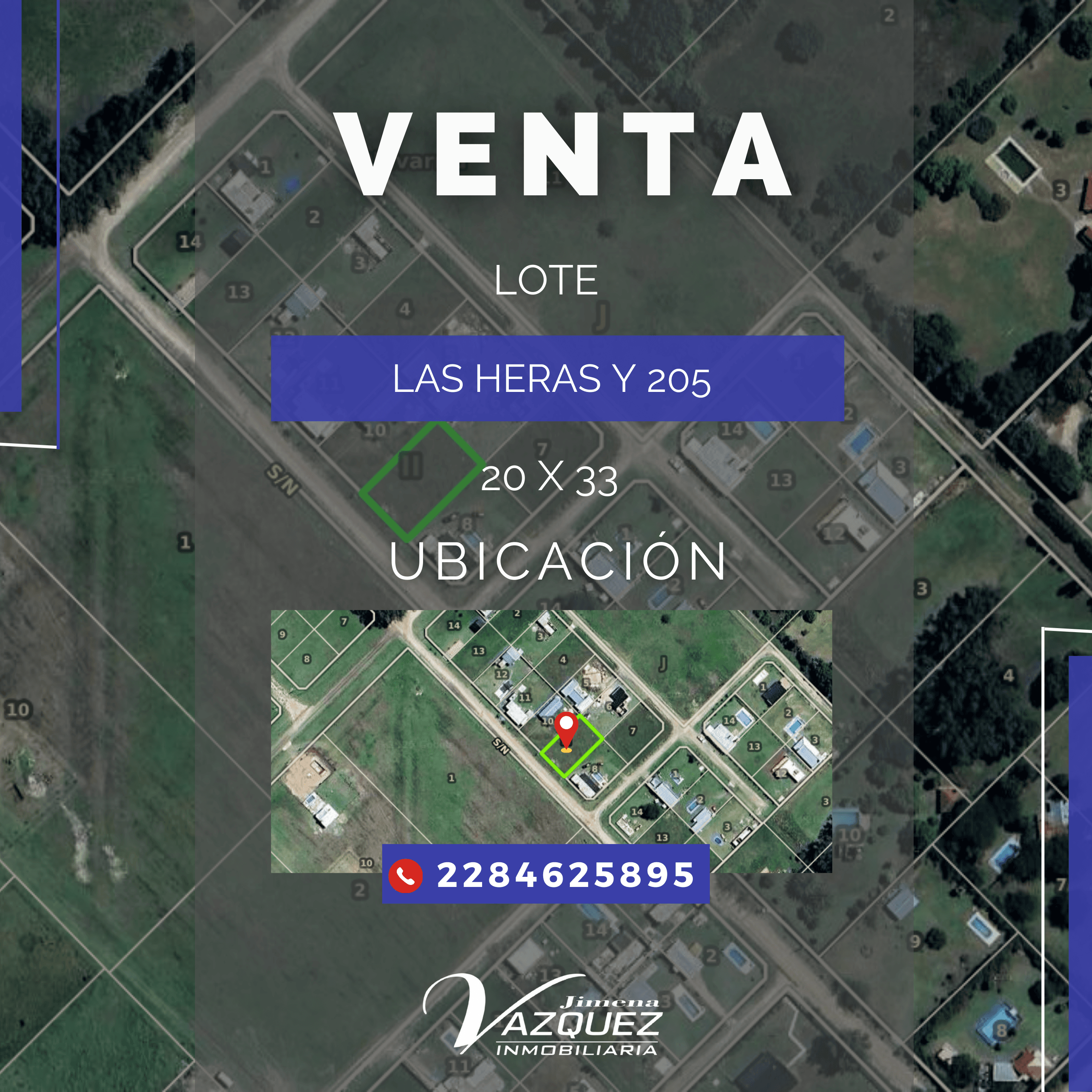 🌳 ¡LOTE DISPONIBLE! 📍Ubicado en Las Heras y 205