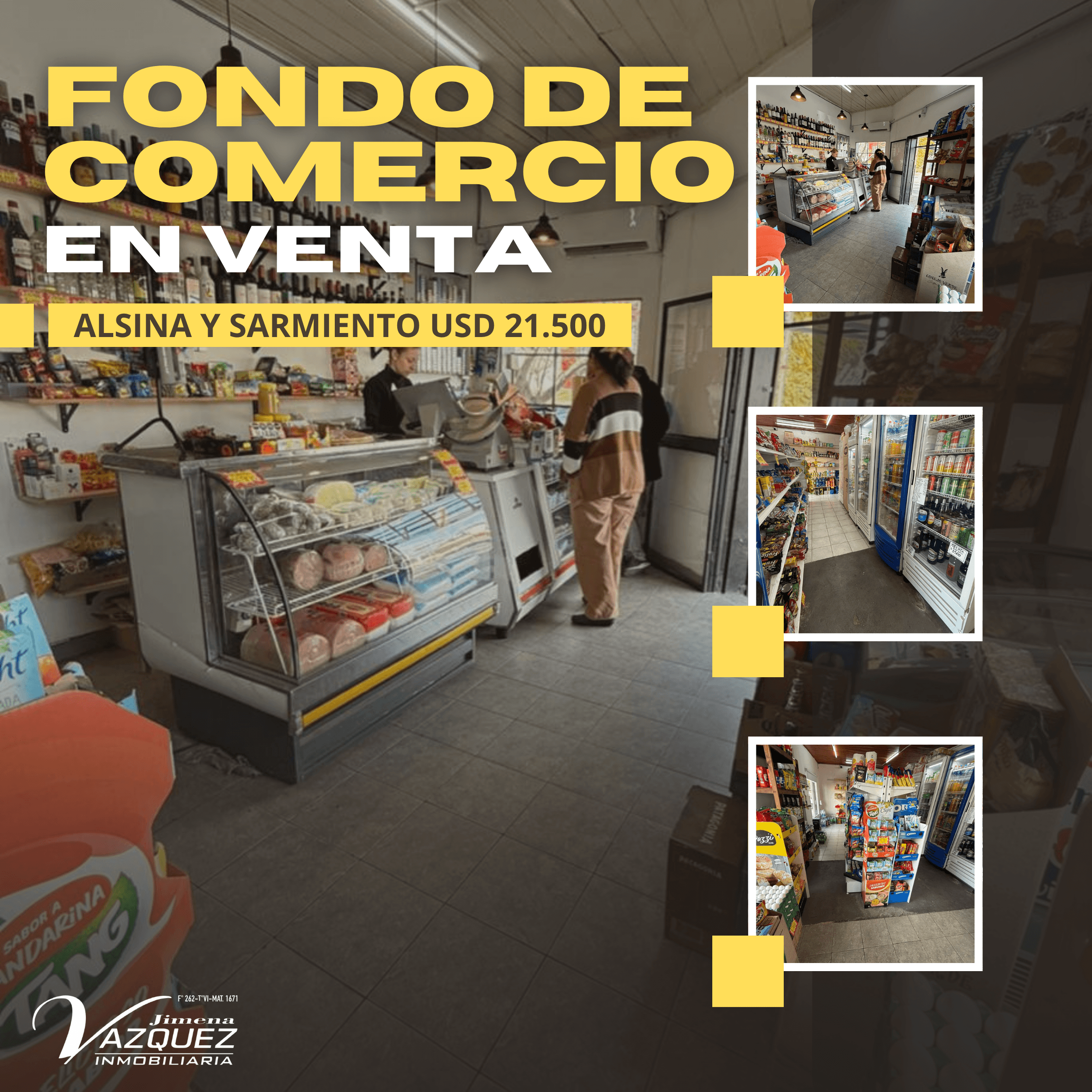 🛒 VENTA | Fondo de comercio 📍 Alsina y Av. Sarmiento